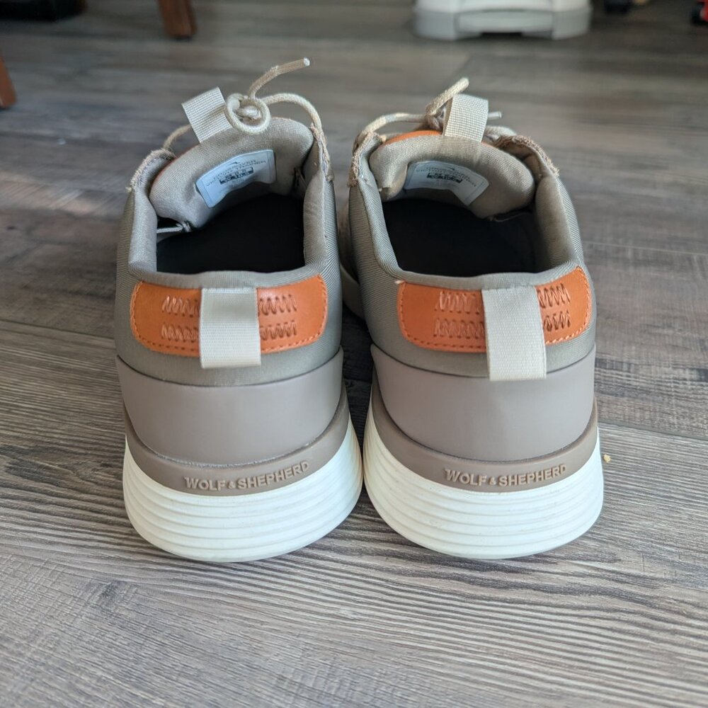 Wolf & Shepard Men's Classic Traction Crossover Victory Trainer Desert White 8.5 - Picture 7 of 11